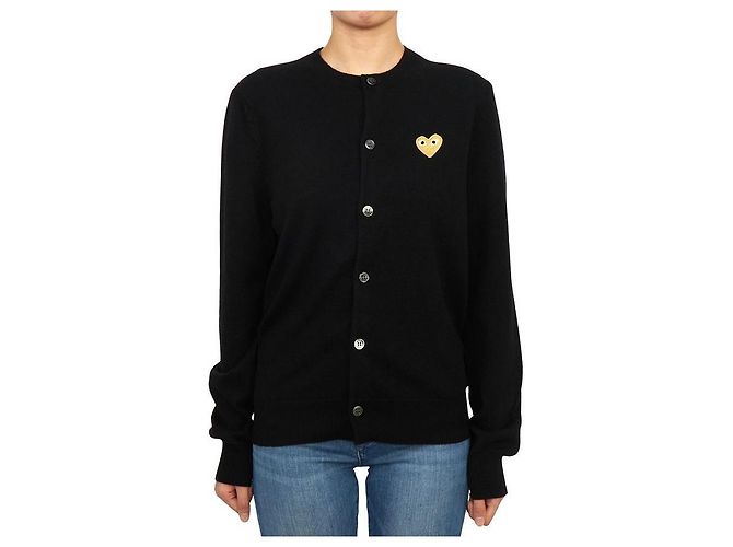 Comme Des Garcons Cardigan Gold Emblem AX Loose Fit (Unisex) Mehrfarben - Ansicht 2