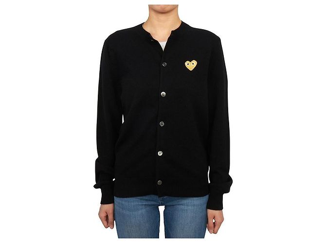 Comme Des Garcons Cardigan Gold Emblem AX Loose Fit (Unisex) Mehrfarben - Ansicht 3