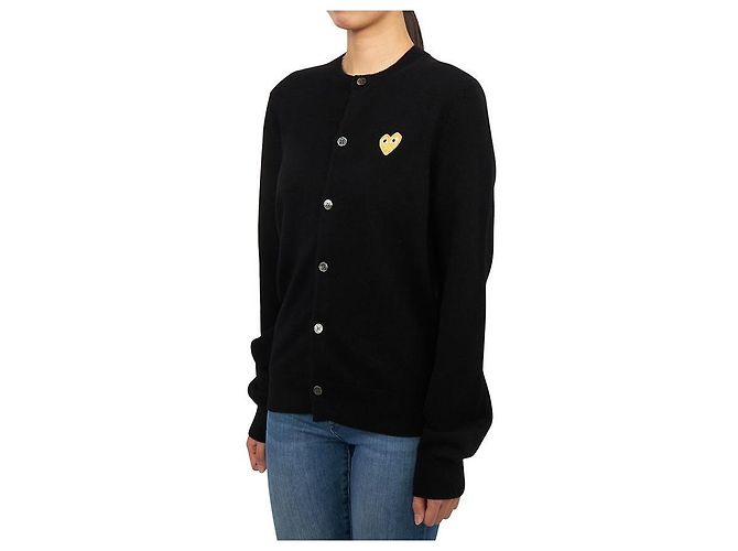 Comme Des Garcons Cardigan Gold Emblem AX Loose Fit (Unisex) Mehrfarben - Ansicht 4
