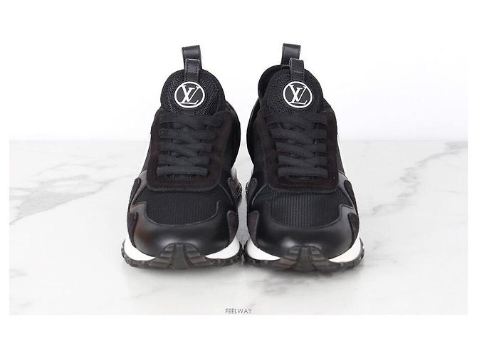 Louis Vuitton Sneakers Mesh Runaway Black Nero - vista 3