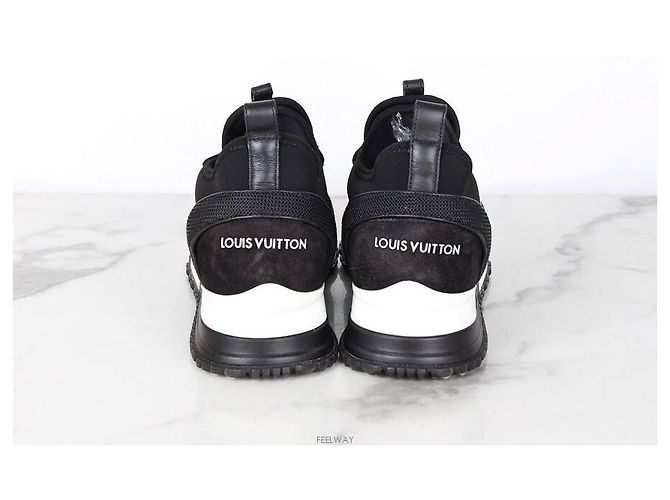 Louis Vuitton Sneakers Mesh Runaway Black Nero - vista 4