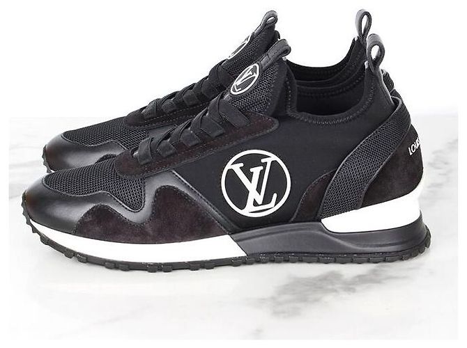 Louis Vuitton Sneakers Mesh Runaway Black Nero - vista 5