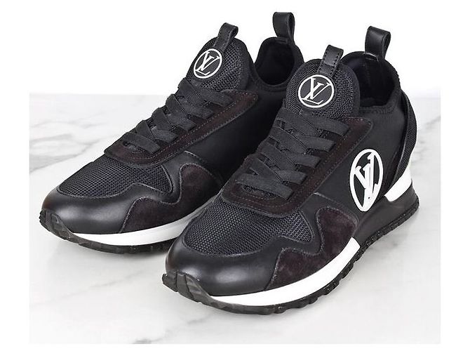 Louis Vuitton Sneakers Mesh Runaway Black Nero - vista 7