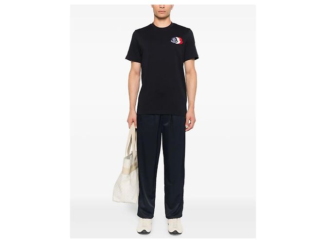 Moncler T-Shirt mit besticktem Logo Weiß - Ansicht 11