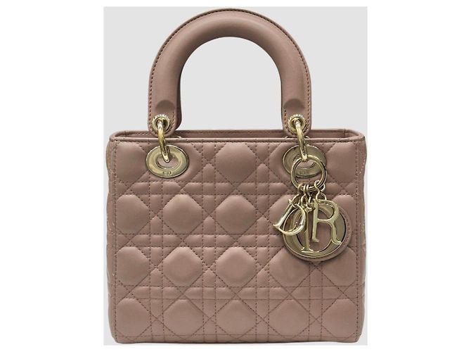 Cannage Dior Pequeño Rosa - vista 2
