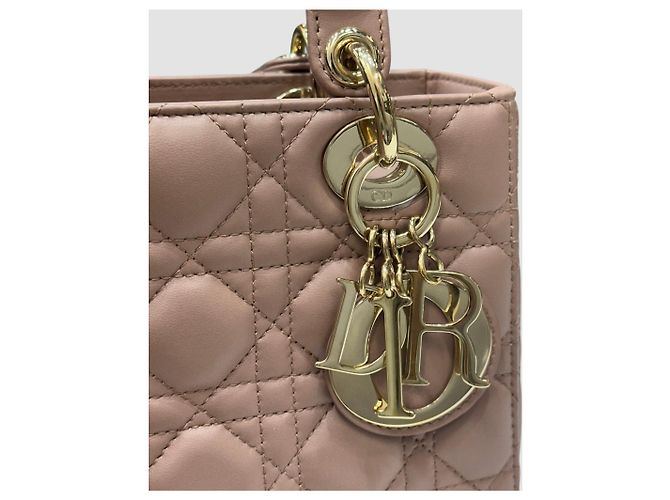 Cannage Dior Pequeño Rosa - vista 9