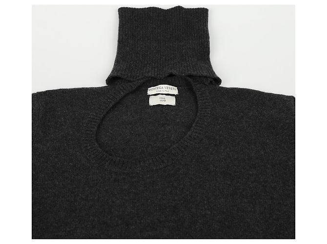 Bottega Veneta Strickpullover in Marineblau und Grau - Ansicht 13
