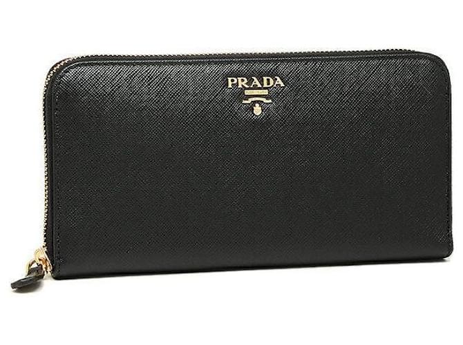 Prada Saffiano Long Wallet Schwarz - Ansicht 3