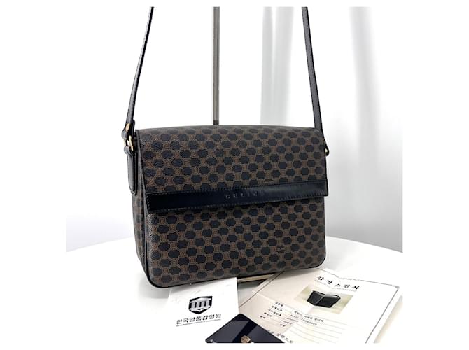 Céline Borsa a tracolla Macadam Black Nero - vista 3