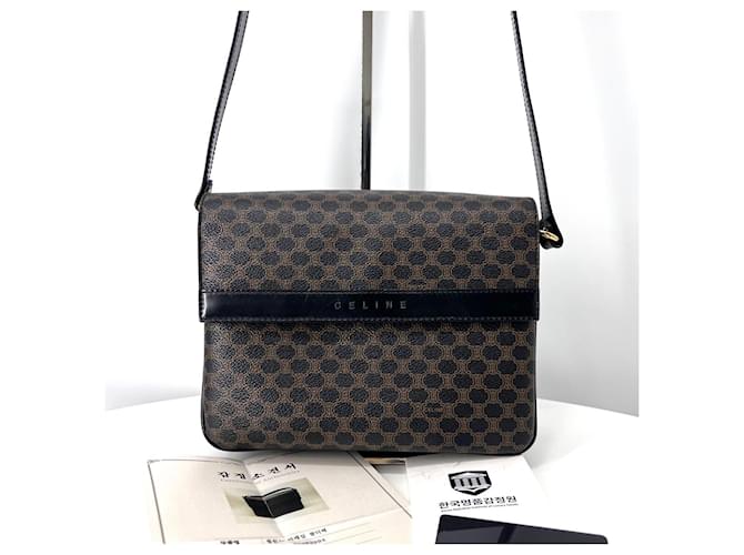 Céline Borsa a tracolla Macadam Black Nero - vista 4