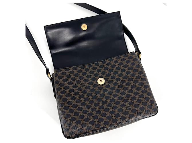 Céline Borsa a tracolla Macadam Black Nero - vista 8