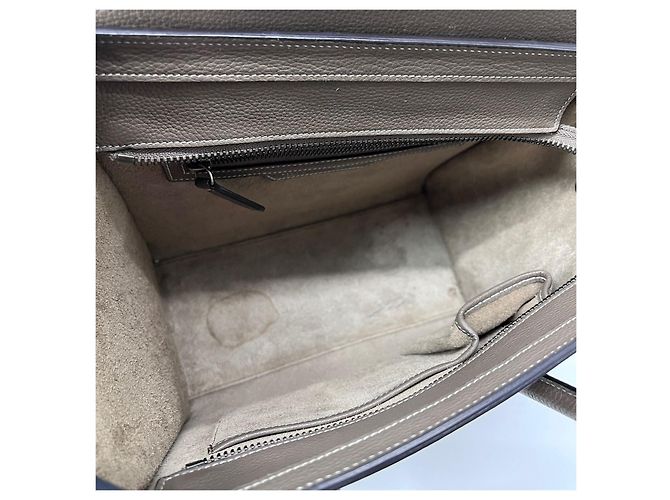 Luggage Céline Riparazione micro borsa bagaglio borsa tote Marrone - vista 7