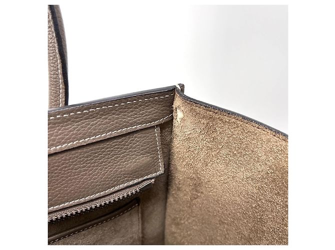 Luggage Céline Riparazione micro borsa bagaglio borsa tote Marrone - vista 8