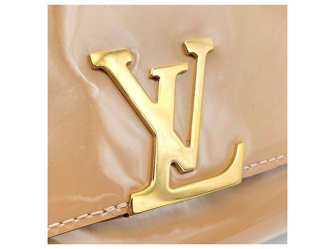 Louis Vuitton Clutch Vernis Louise East-West Arancione - vista 6