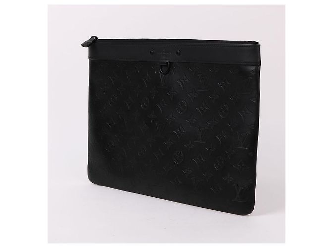 Louis Vuitton Pochette Discovery Large Clutch Nero - vista 4