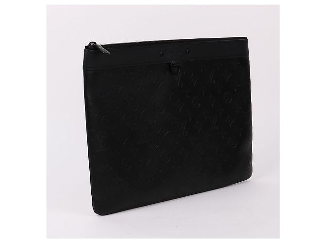 Louis Vuitton Pochette Discovery Large Clutch Nero - vista 5