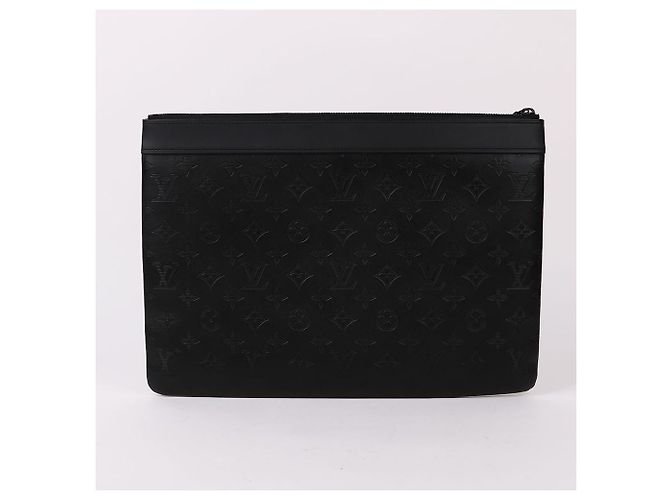 Louis Vuitton Pochette Discovery Large Clutch Nero - vista 6