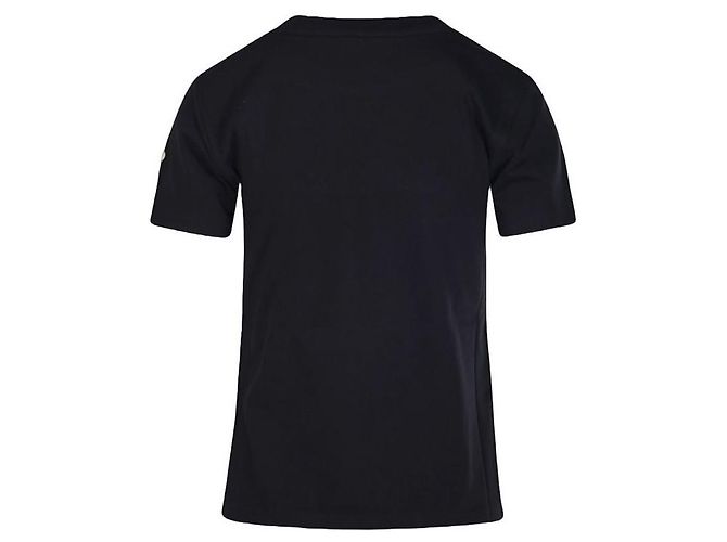 Moncler T-Shirt mit Logo-Stickerei Schwarz - Ansicht 3