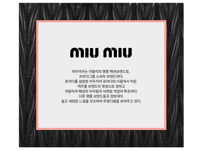 Miu Miu Punto para mujer Negro - vista 2