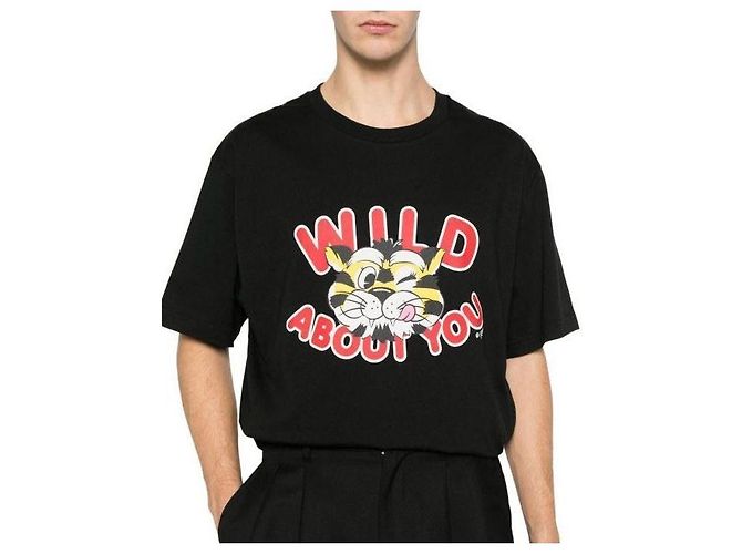 Kenzo Camiseta de algodón Wild Tiger Negro - vista 5