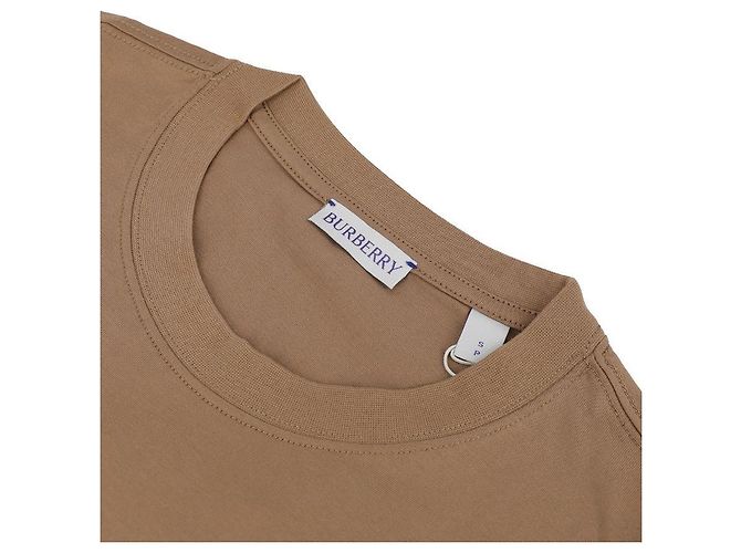 Burberry Signature Classic Logo Kurzarm-T-Shirt für Damen Braun - Ansicht 5