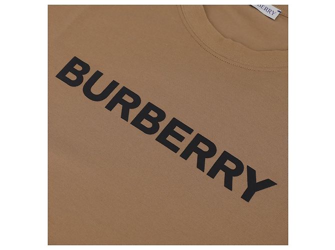 Burberry Signature Classic Logo Kurzarm-T-Shirt für Damen Braun - Ansicht 8