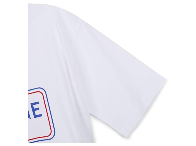 Céline Camiseta holgada de algodón Blanco - vista 6