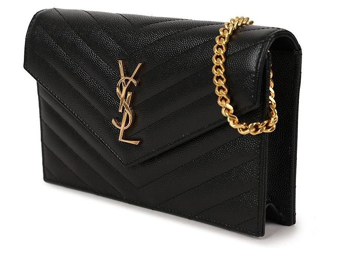 Saint Laurent Bolso de hombro cartera con cadena Cassandra Envelope - vista 4