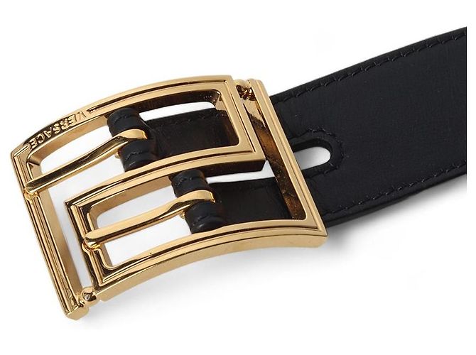 Versace Due fibbie placcate in oro Multicolore - vista 4