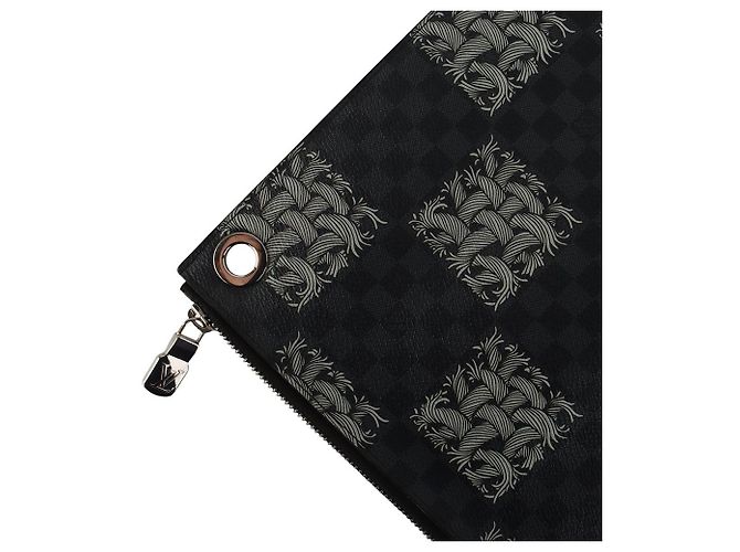 Louis Vuitton Clutch Christopher Nemez Damier Graphite Nero - vista 3