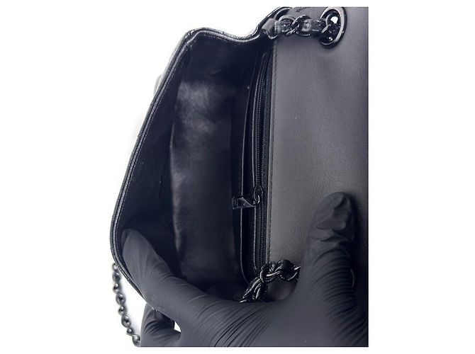 Chanel Petit Sac Chevron Negro - vista 8