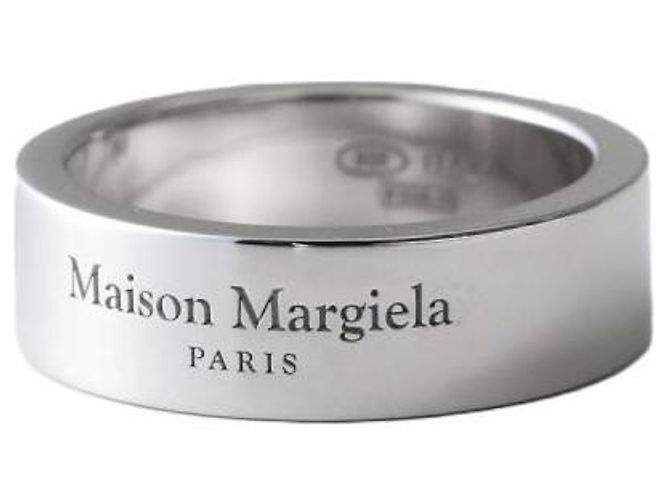 Maison Martin Margiela Breiter Ring Silber - Ansicht 3