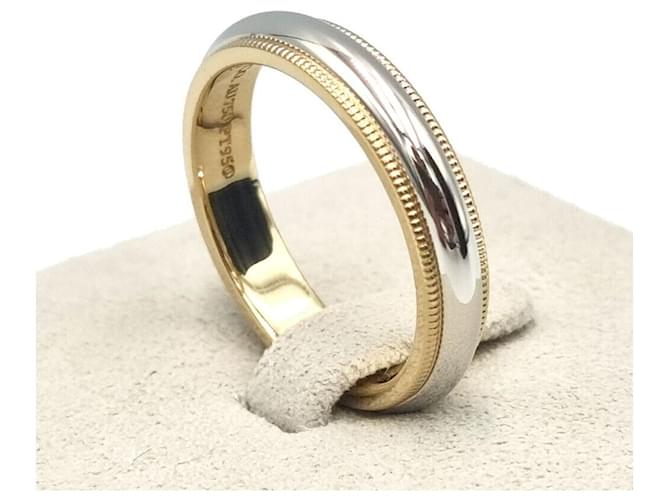 Tiffany & Co Anello combinato Milgrain D'oro - vista 4