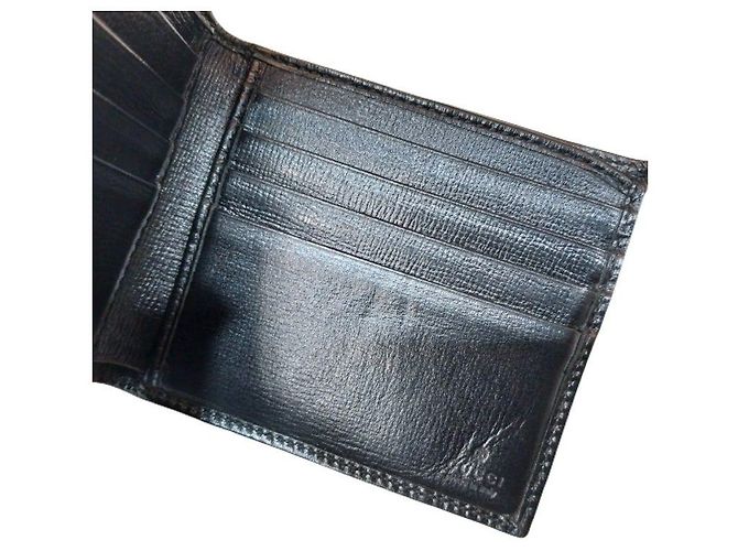 Gucci Portafoglio da Uomo Interlocking Nero - vista 2