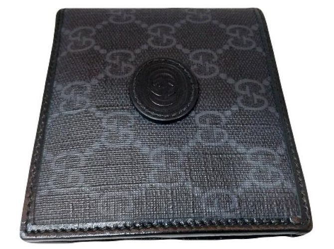Gucci Portafoglio da Uomo Interlocking Nero - vista 6