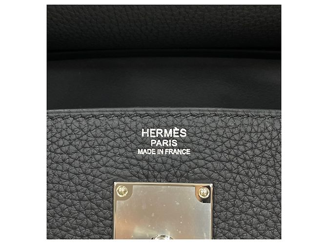 Hermès Kelly Hackado GM Black Silver Hardware Multicolore - vista 10