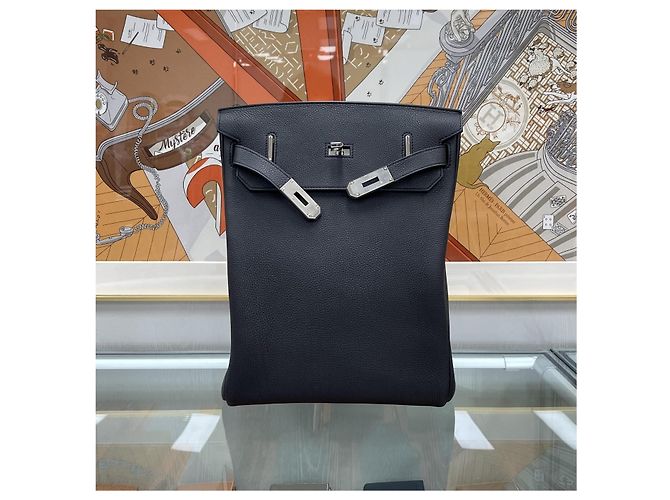 Hermès Kelly Hackado GM Black Silver Hardware Multicolore - vista 2