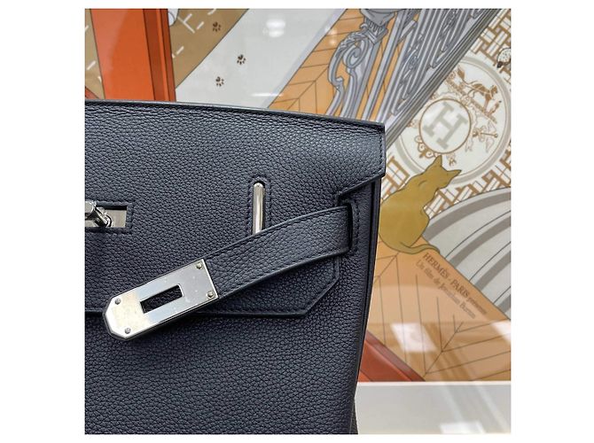 Hermès Kelly Hackado GM Black Silver Hardware Multicolore - vista 3
