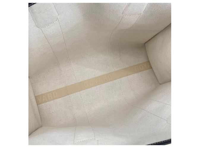 Goyard Borsa Tote e Borsa a Spalla Canvas Billet MM e Charm Blu - vista 10