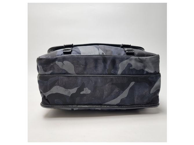 Prada Borsa Messenger in Nylon Crossbody (Premium Unisex, Camo) Multicolore - vista 14
