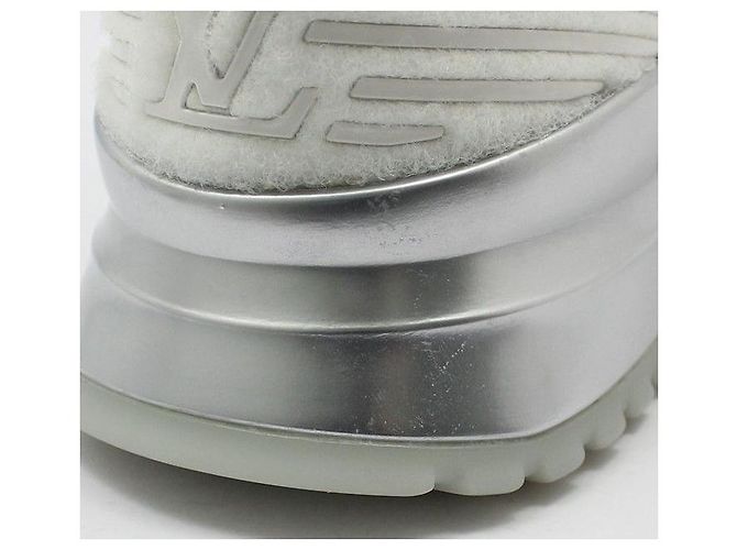 Louis Vuitton VNR Strick-Sneaker Weiß - vista 6