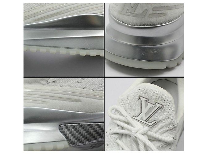 Louis Vuitton VNR Strick-Sneaker Weiß - vista 8