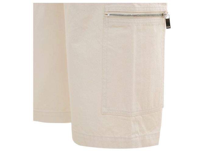 Dior Pantaloni in cotone CD Icon Carpenter Bianco - vista 12