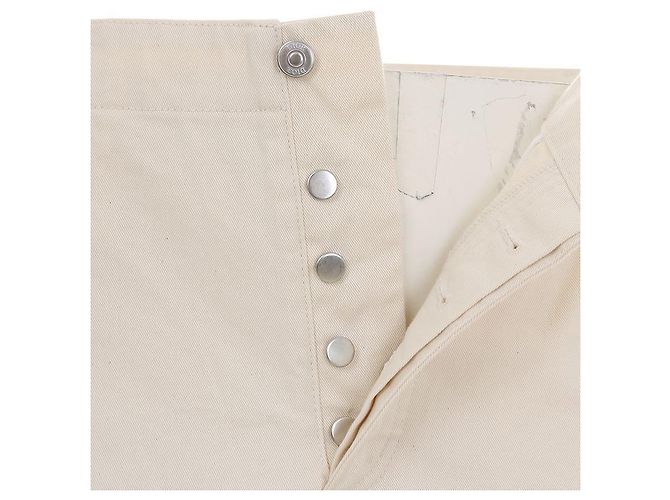 Dior Pantaloni in cotone CD Icon Carpenter Bianco - vista 8