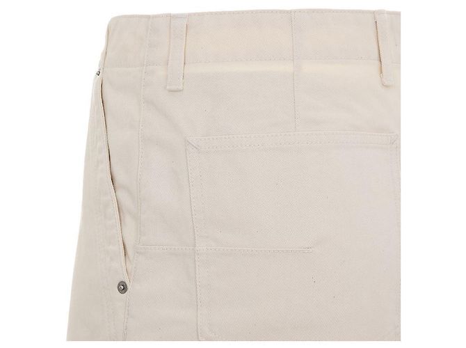 Dior Pantaloni in cotone CD Icon Carpenter Bianco - vista 9