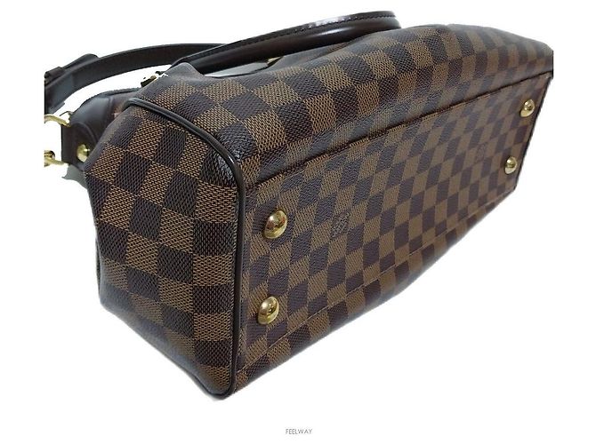 Louis Vuitton Borsa Tote Damier Trevi PM Marrone - vista 2