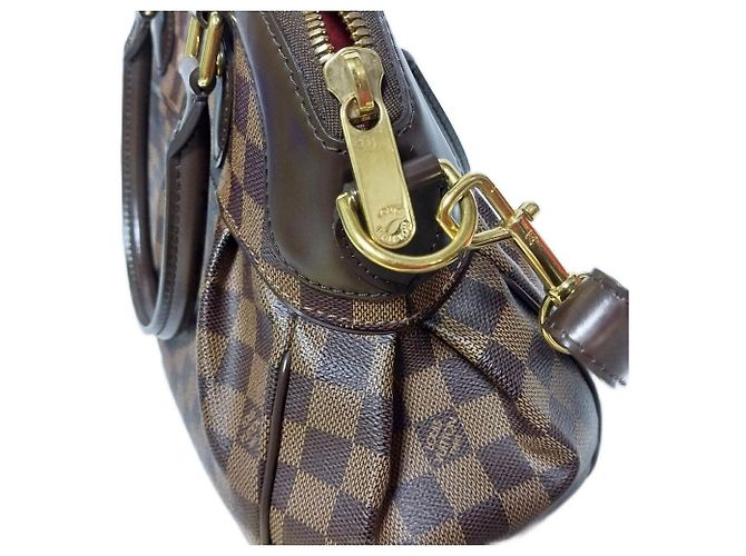Louis Vuitton Borsa Tote Damier Trevi PM Marrone - vista 5