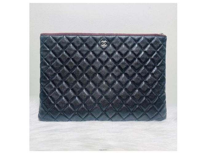 Chanel Borsa Clutch Classic Caviar No. Nero - vista 2