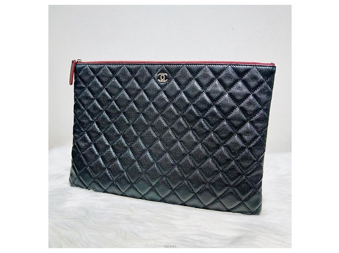 Chanel Borsa Clutch Classic Caviar No. Nero - vista 3