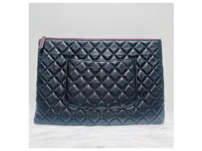Chanel Borsa Clutch Classic Caviar No. Nero - vista 4